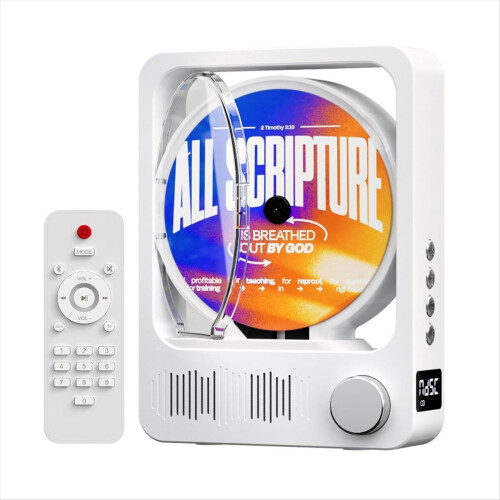 Desktop-Bluetooth-5.3-CD-Player mit Lautsprechern
