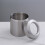Desktop Small Bin Stainless Steel Waste Bin Tabletop-Covered 7