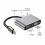 Σταθμός σύνδεσης 5 σε 1 με συμβατές θύρες VGA+USB+PD+ακουστικών 2