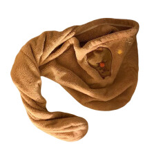 1PC Microfibre Hair Towels, Hair Towel, Turban Towel with-khaki