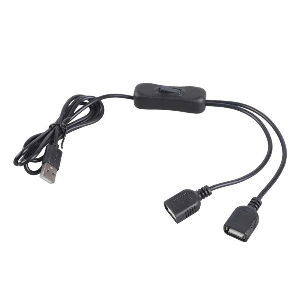 Usb A Male To Double Female Charging Cord 5V 2A Power-120Cm 7704000276191