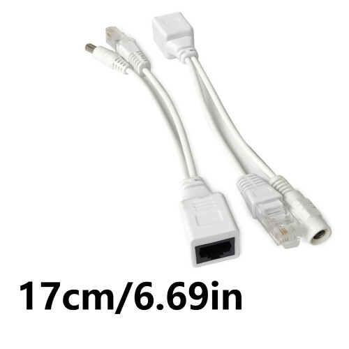 Passive PoE Injector and Splitter Kit with DC5521-Black 2