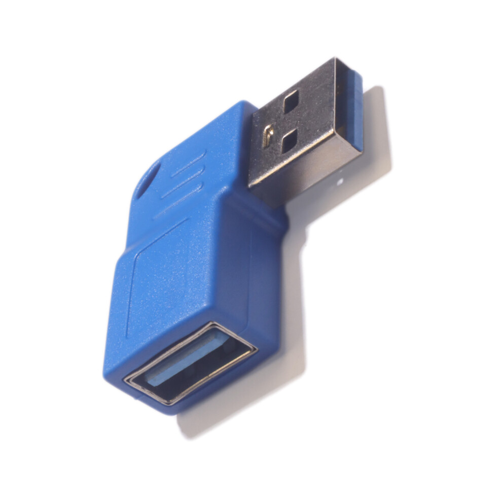 90 Degree Right Angle Usb3.0 Female To Usb3.0- Right Bend Blue 7704000276085