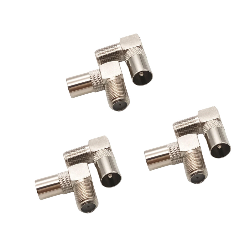 Small 90 Degree F Female To Male Adapter-Female F To Tv Male 7704000276504