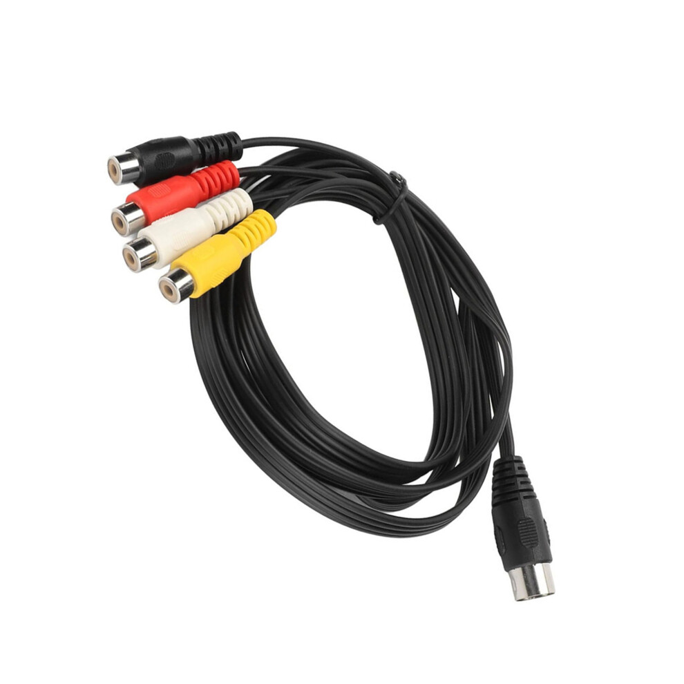 Additional Din 5Pin To 4Rca Sound Processor Cable Tall-0.3M 7704000276733
