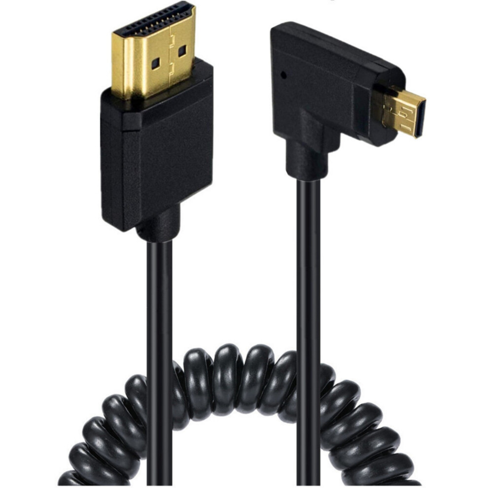 Plugs And Play Micros Hdmis To Hdmis Cable-Bend To The Left 7704000276801