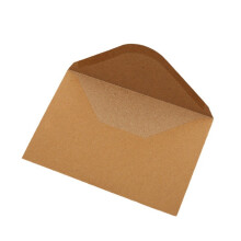Design cu clapă în V pentru plicuri personalizabile, material de înaltă calitate C6 11,4x16,2 cm, invitații de nuntă din hârtie kraft