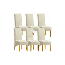 Set da sala da pranzo con coprisedia elasticizzato, protezioni per sedie XL di grandi dimensioni per un facile utilizzo e manutenzione, coprisedia