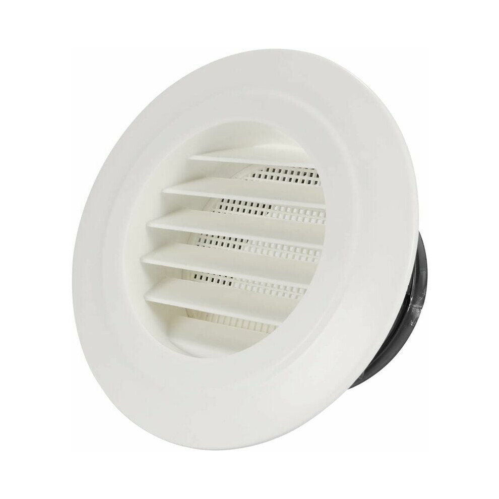 Abs Louver Grille Cover, Vent Cover For Versatile Installation, 100Mm Size, Built-In Screen Mesh Ensuring Clean Air And Enhanced Airflow 9061222017017