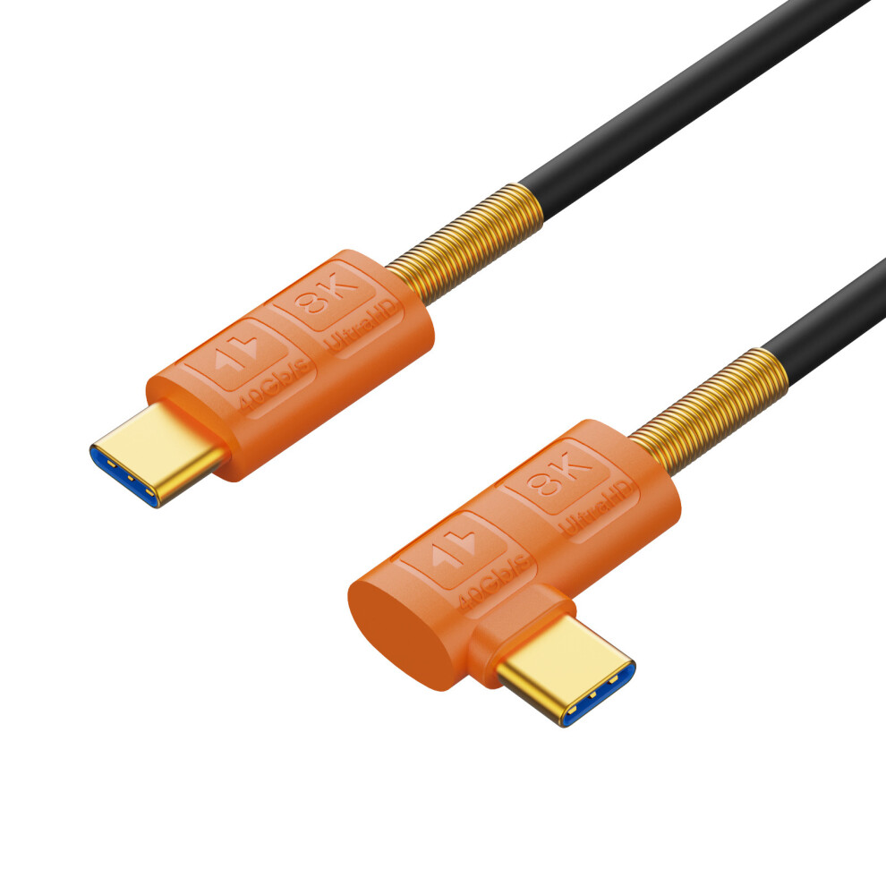 Usb4 Typec Cable Silicone Cord-30 Cm Straight Opposite Si 7704000277389