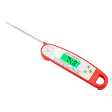 Digitales, wasserdichtes Fleischthermometer, Grill- und Kochthermometer mit Sofortanzeige für Lebensmittel zum Kochen und Grillen, Schwarz
