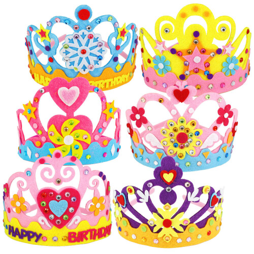12 Sets Diy Geburtstags Tiara Set Für Feiern