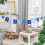 Ανθεκτικό σε σχίσιμο banner με σημαίες, διακοσμητικά πάρτι από μη υφασμένο ύφασμα, 3