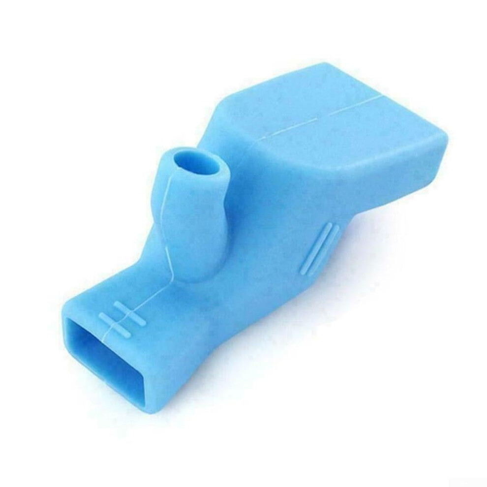 Silicone Kitchen Tap Nozzle Extender Twooutlet Watersaving Filter For Handwashing And Vegetable Cleaning Blue Ref: 7746 9323874251936