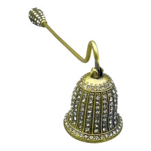 Eleganter Kerzenlöscher, Vintage-Kerzenlöscher mit sicherer Löschfunktion, rutschfester Metallgriff für Aromatherapiekerzen
