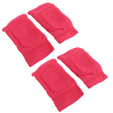 Rosenrot 2 Paar Hoch Elastische Atmungsaktive Kniebandagen für Eishockey & Laufen