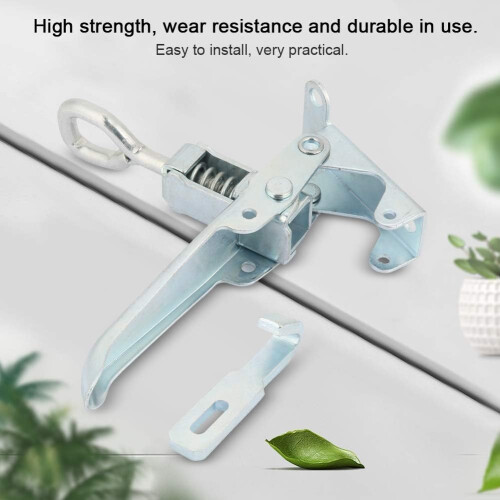 Secure Lockable Toggle Hasp Clamp, Unique Design Spring Loaded Safety For Heavy Duty Catch Lock Applications 1