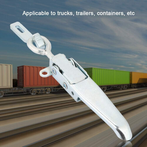 Secure Lockable Toggle Hasp Clamp, Unique Design Spring Loaded Safety For Heavy Duty Catch Lock Applications 2