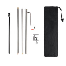 Suporte para lanterna em liga de alumínio, suporte portátil para lanterna, ideal para camping e trilhas, suporte para luz suspensa ao ar livre com
