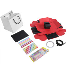 Momente prețioase, cutie cadou surpriză pentru album DIY personalizabil, cutie foto explozivă, cadou de aniversare a nunții, amintiri de Ziua