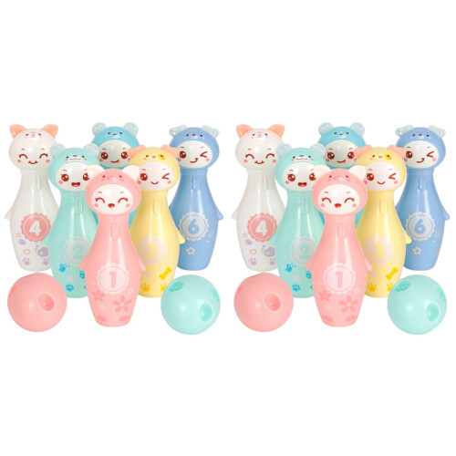 16 Mini Bowling Spielset Für Kinder 1