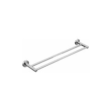 Heavy-Duty Double Towel Bar, Wall-Mount Stainless Steel Rustproof Bath Towel Rack with Polished Finish for Durable, Sleek Storage (19.7 inches)