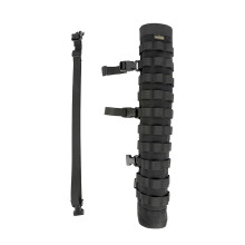 Archery Quiver MultiPosition Back and Hip Quiver Molle Compatible Adjustable Straps Bow Hunting Target Practice Black