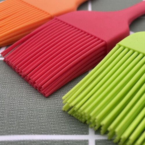 Μονοκόμματο πινέλο ζαχαροπλαστικής σιλικόνης με εργονομικό σχεδιασμό, μαλακές 2