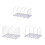 Durchsichtiger Geldbörsen-Organizer aus Acryl mit-1 5