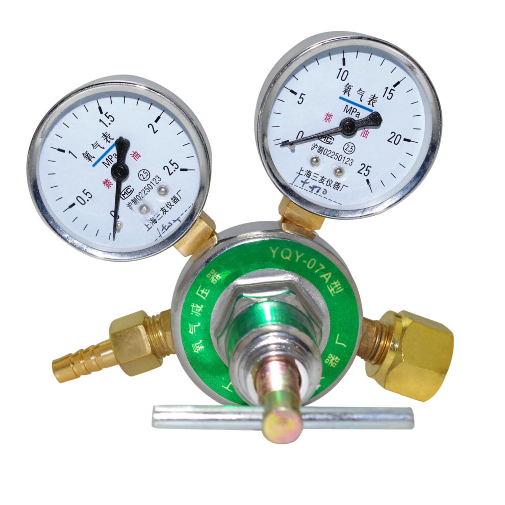 Brass Pressure Regulator With Gauge Oxygen Regulator Copper Body Oxygen Valve