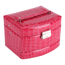 Cutie de bijuterii Lint, organizator elegant de bijuterii colorate, cu carcasă compactă și spațiu de depozitare mare pentru ceasuri, inele,