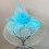 Κομψό καπέλο Fascinator για γυναίκες, εύκολο στη χρήση σε vintage βρετανικό στιλ με 4