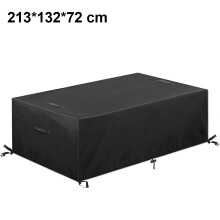 Tuinmeubelhoes, gemaakt van Oxford polyester, winddicht, UV-werend, duurzaam en waterdicht, scheurvast, voor in de tuin.