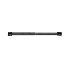 Rustproof Coating Tension Curtain Rod, Non-Slip Rubber Adjustable Length Shower Curtain Rod Easy Install for Multiple Purposes
