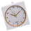 Alarm Clock with Backlight Bedside Analog Quiet-orange color 1