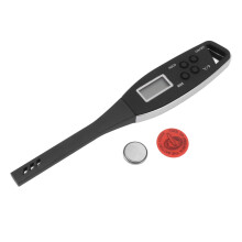 Digitales Fleischthermometer, Sofortablesende-Lebensmittelthermometer für schnelle Messungen, Grill- und BBQ-Thermometer mit langer Edelstahlsonde,