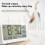 User Friendly Silents Alarm Clock with Night Activation-Black 5
