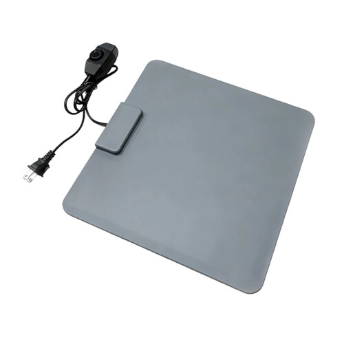 （1 Pack）Heating Pad for Terrarium - Waterproof Silicone-Gray M