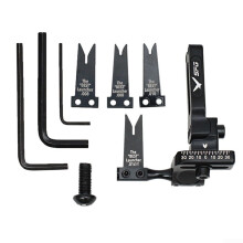Steel Arrow Rest For Compound And Recurve Bows Replaceable Steel Plates Adjustable Aluminum Alloy Installation Tools