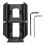 Aluminum Alloy Camera Cage with Silicone Padding for Pocket3 3