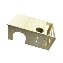 Multiuse Pet Hideouts House With Feeding Station-Denial kettle