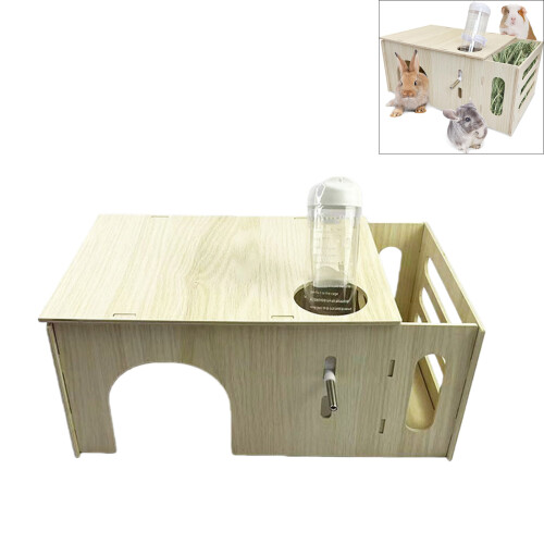 Multiuse Pet Hideouts House With Feeding Station-Denial kettle 2