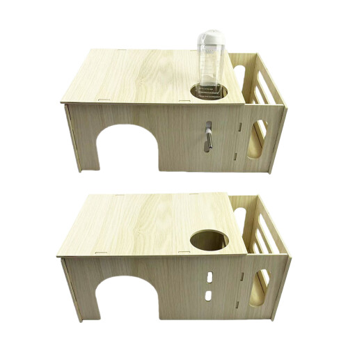 Multiuse Pet Hideouts House With Feeding Station-Denial kettle 1