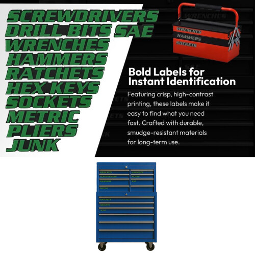 11 Piece 3D Printing Magnetic Labels Reusable Sticker for-Blue 2