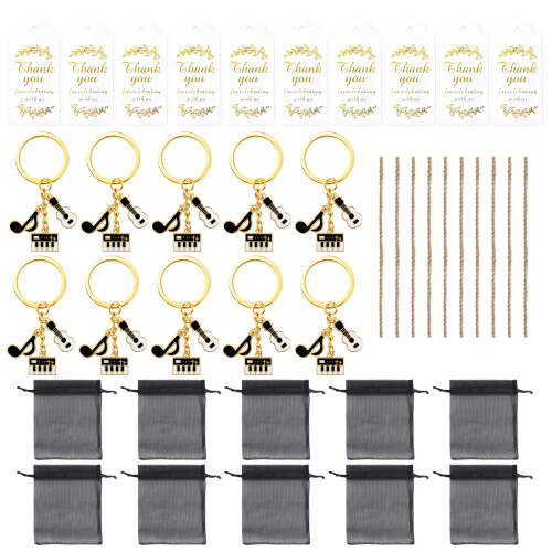 Pakket van 10 lichtgewicht draagbare sleutelhangeraccessoires