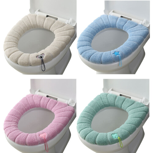 Housse de siège de toilette au toucher doux, accessoire-1 1