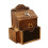 Boîte de rétroaction murale décorative rétro en bois avec-pin 1