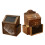 Boîte de rétroaction murale décorative rétro en bois avec-pin 2