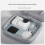 EVA Camera Case With Foam Lining Organized Meshes Pockets-grey 7