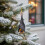 Bat Christmas Ornament, Hanging Bat Ornament for Tree,-1 6
